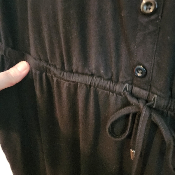 Torrid Super Soft black tie waist harper style dress size 00=Large - Picture 8 of 8